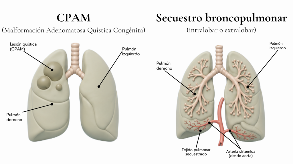 Malformaciones Pulmonares Congenitas - CPAM vs Secuestro